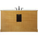 Americana 60 X 22 X 35 inch Natural Wood Vanity Sink Set