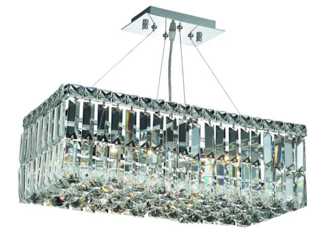 Maxime 4 Light 20 inch Chrome Dining Chandelier Ceiling Light in Royal Cut