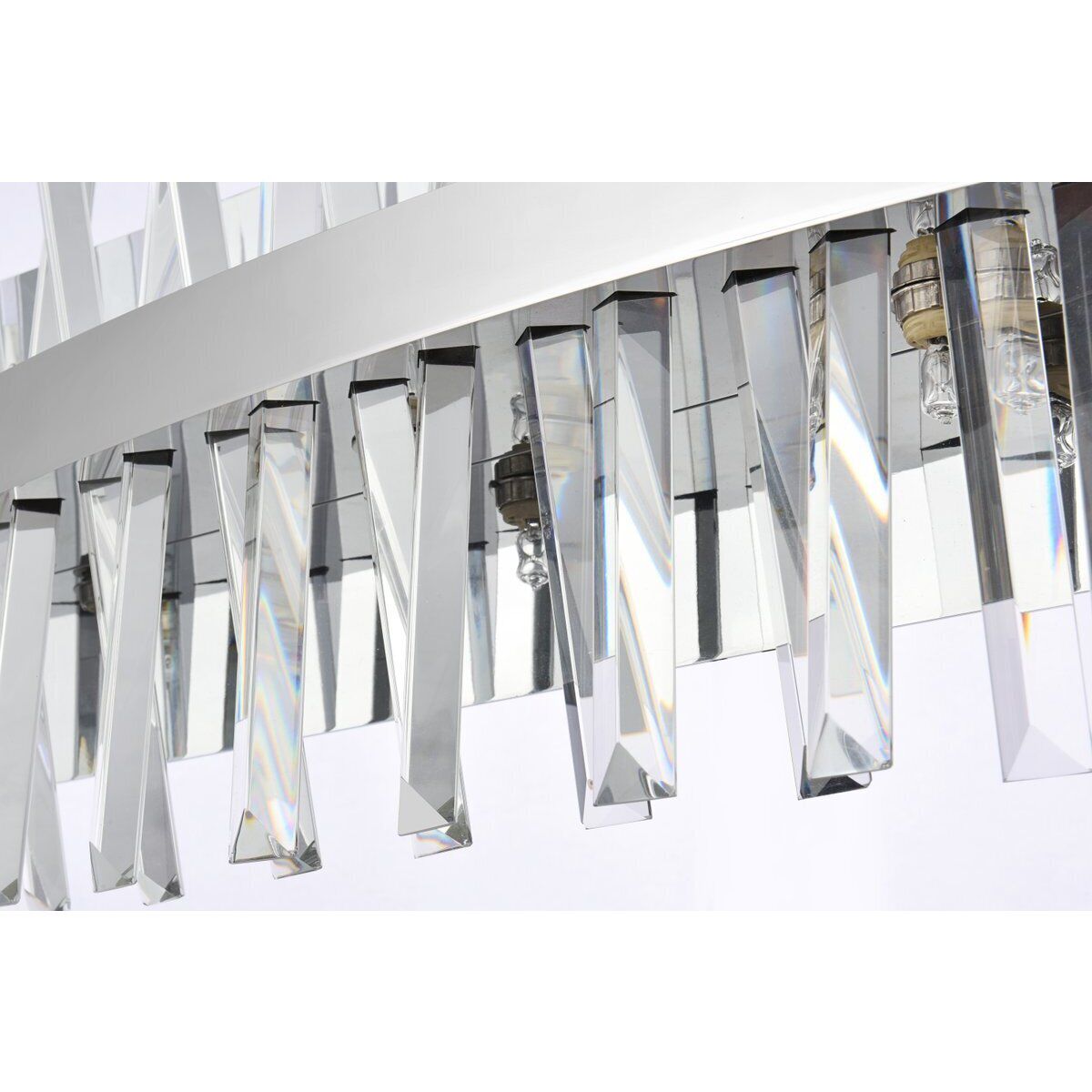 Serephina 8 Light 30 inch Chrome Bath Sconce Wall Light