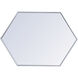 Eternity 34 X 24 inch Silver Wall Mirror