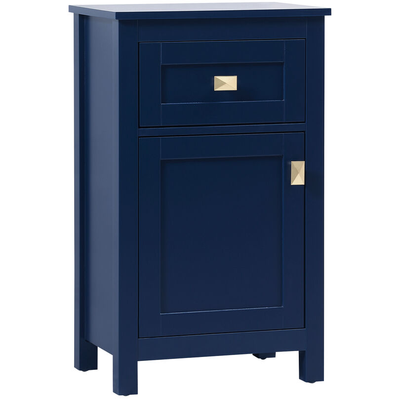 Adian Blue Bathroom Storage Cabinet