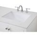 Theo 60 X 22 X 34 inch White Vanity Sink Set
