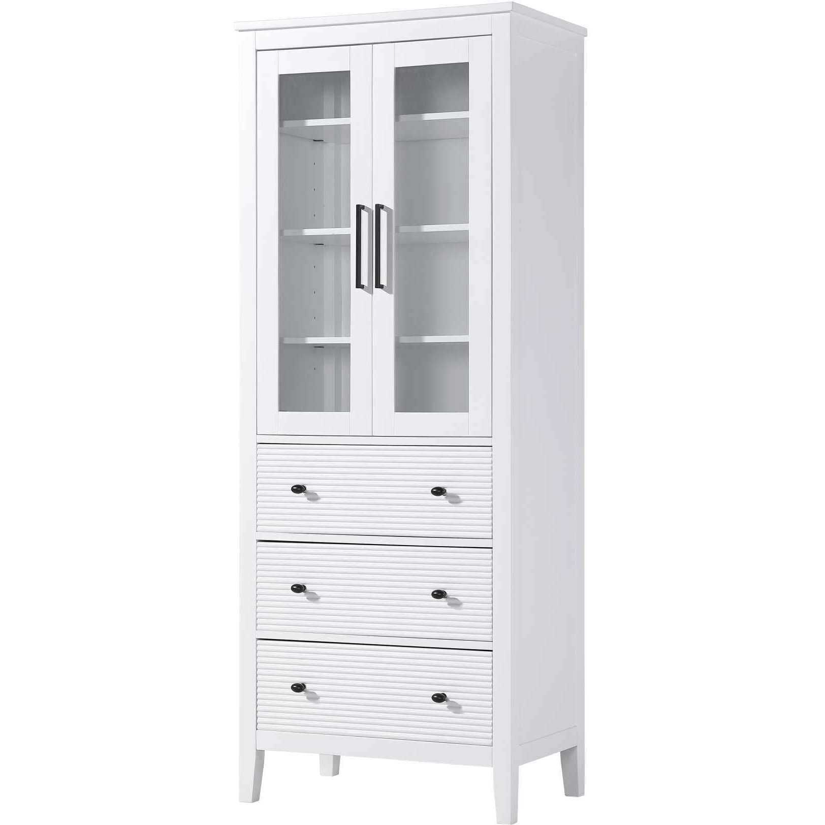 Blakely White Bathroom Storage Cabinet