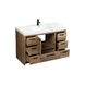 Wyatt 48 X 22 X 34 inch Natural Oak Vanity Sink Set