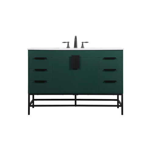 Eugene 48 X 22 X 34 inch Green Vanity Sink Set