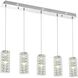 Aston 5 Light 5 inch Chrome Pendant Ceiling Light