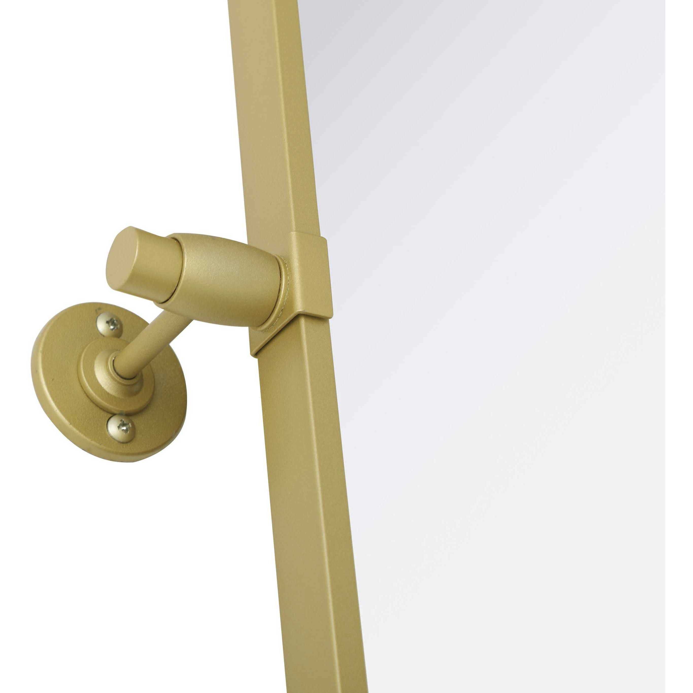 Amoura 30 X 24 inch Brass Mirror