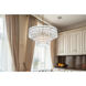Emilia 6 Light 21 inch Satin Gold Pendant Ceiling Light