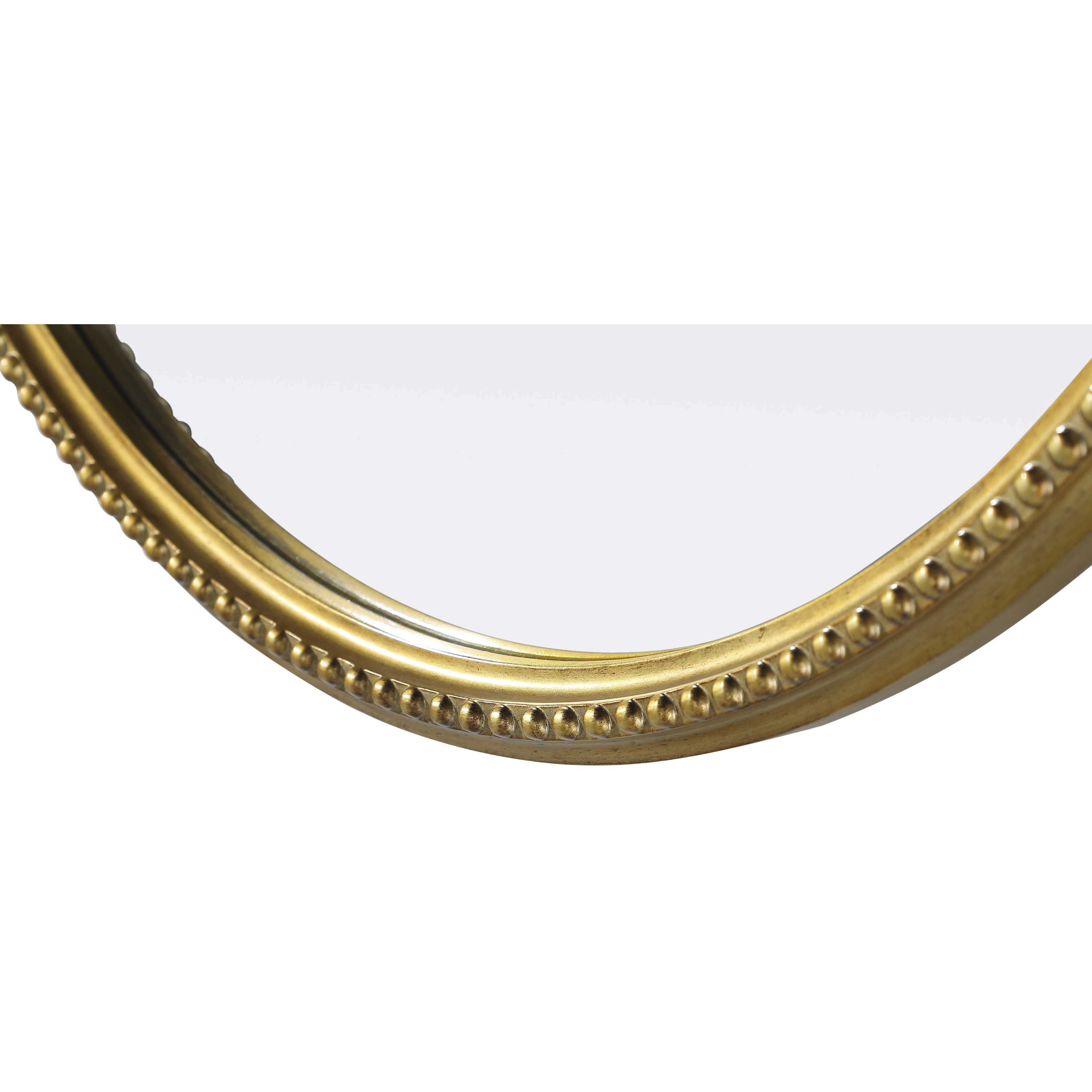 Naomi 32 X 30 inch Antique Brass Mirror