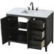 Millie 42 X 35 inch Mocha Brown Bathroom Vanity Cabinet