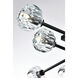 Eren 8 Light 31 inch Black Flush Mount Ceiling Light