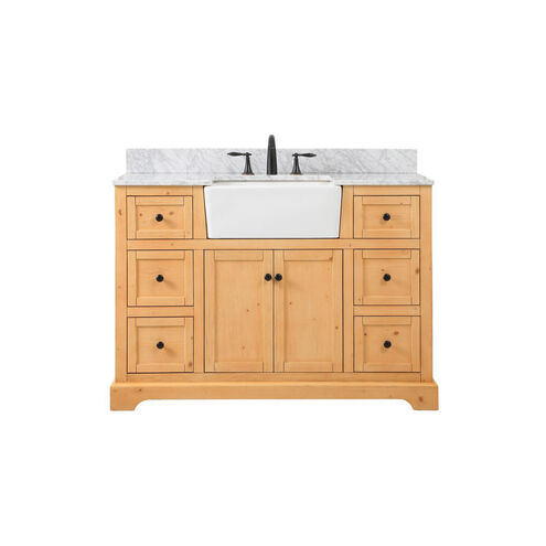 Franklin 48 X 22 X 35 inch Natural Wood Bathroom Vanity Cabinet