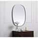 Brynn 30 X 24 inch Silver Mirror in 24 x 30