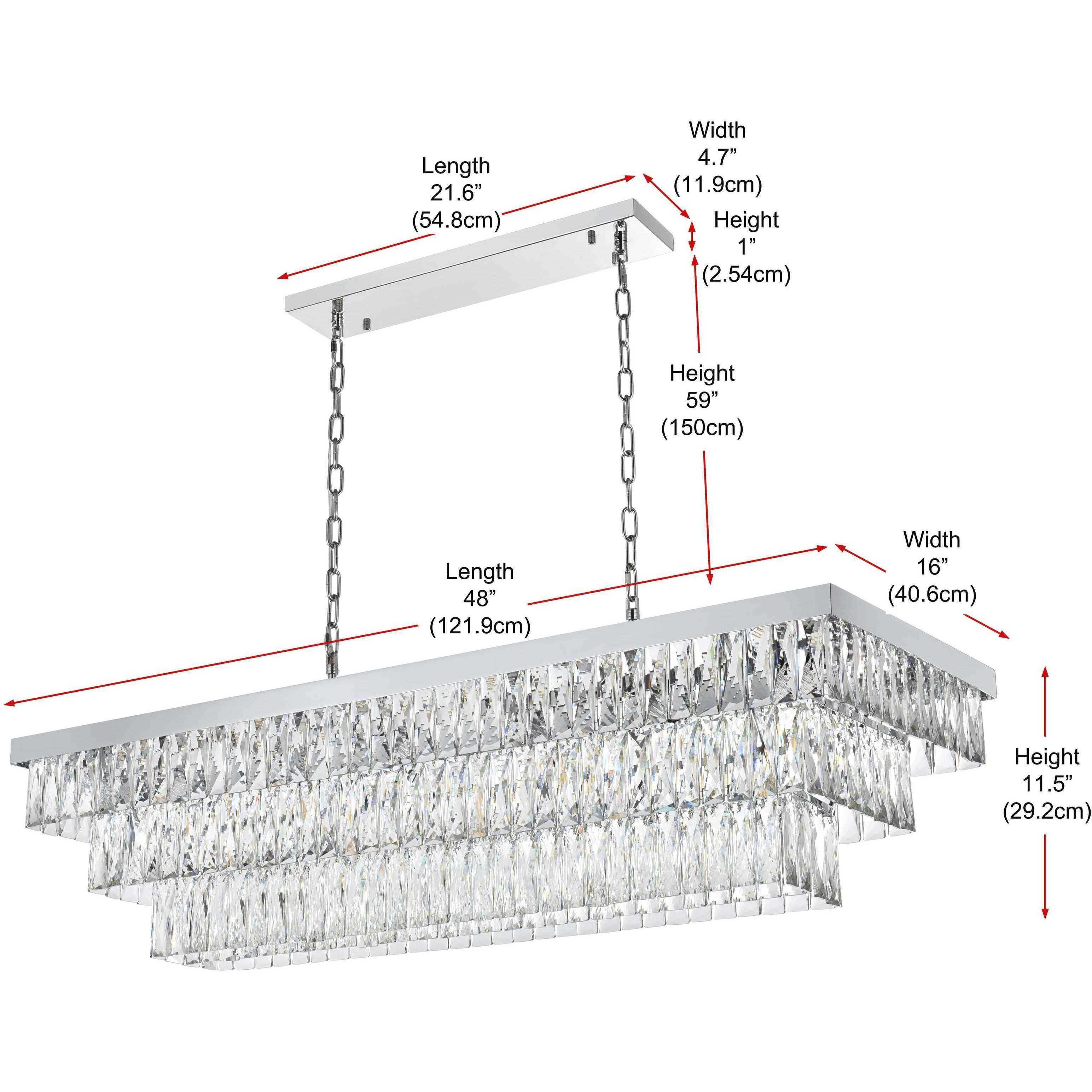 Josephine 17 Light 16 inch Chrome Chandelier Ceiling Light