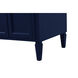 Williams 60 X 35 inch Blue and Brush Gold Vanity Sink Set