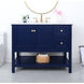 Metropolis 42 X 22 X 34 inch Blue Vanity Sink Set
