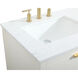 Larkin 60 X 22 X 34 inch White Vanity Sink Set