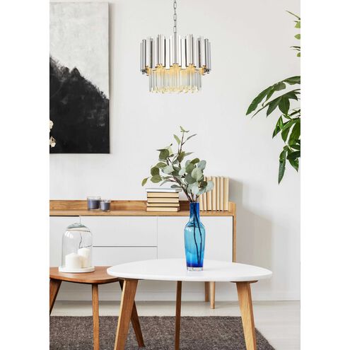 Willow 4 Light 16 inch Chrome Chandelier Ceiling Light