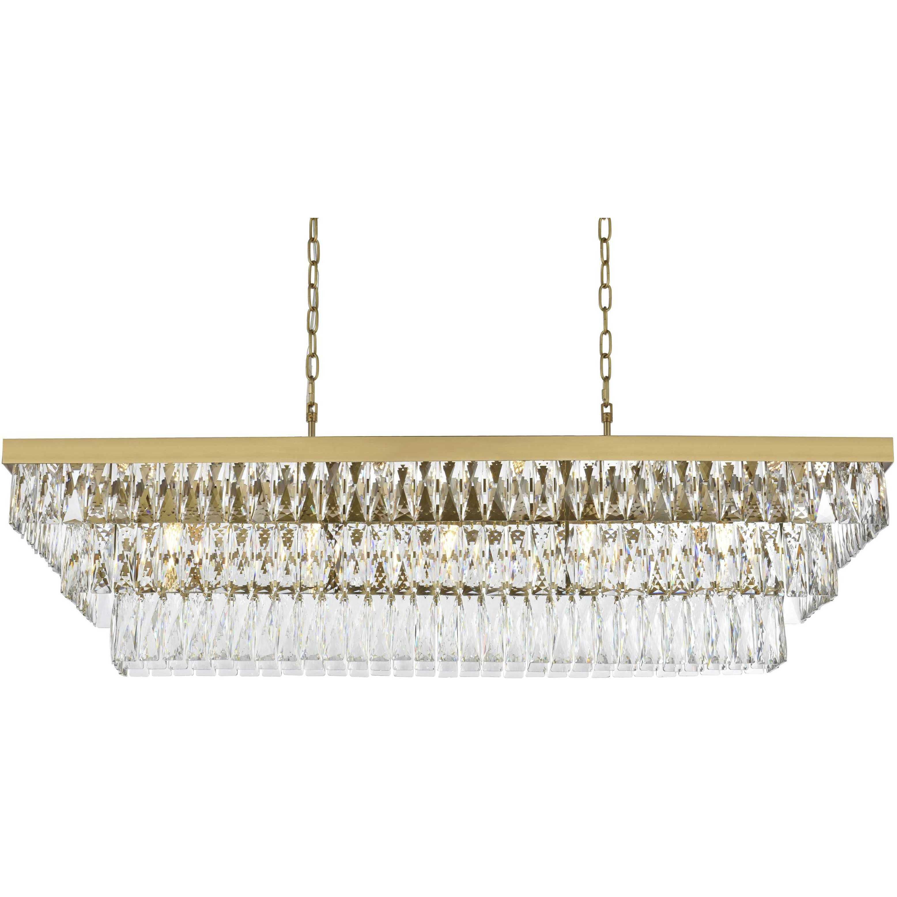 Josephine 17 Light 16 inch Satin Gold Chandelier Ceiling Light