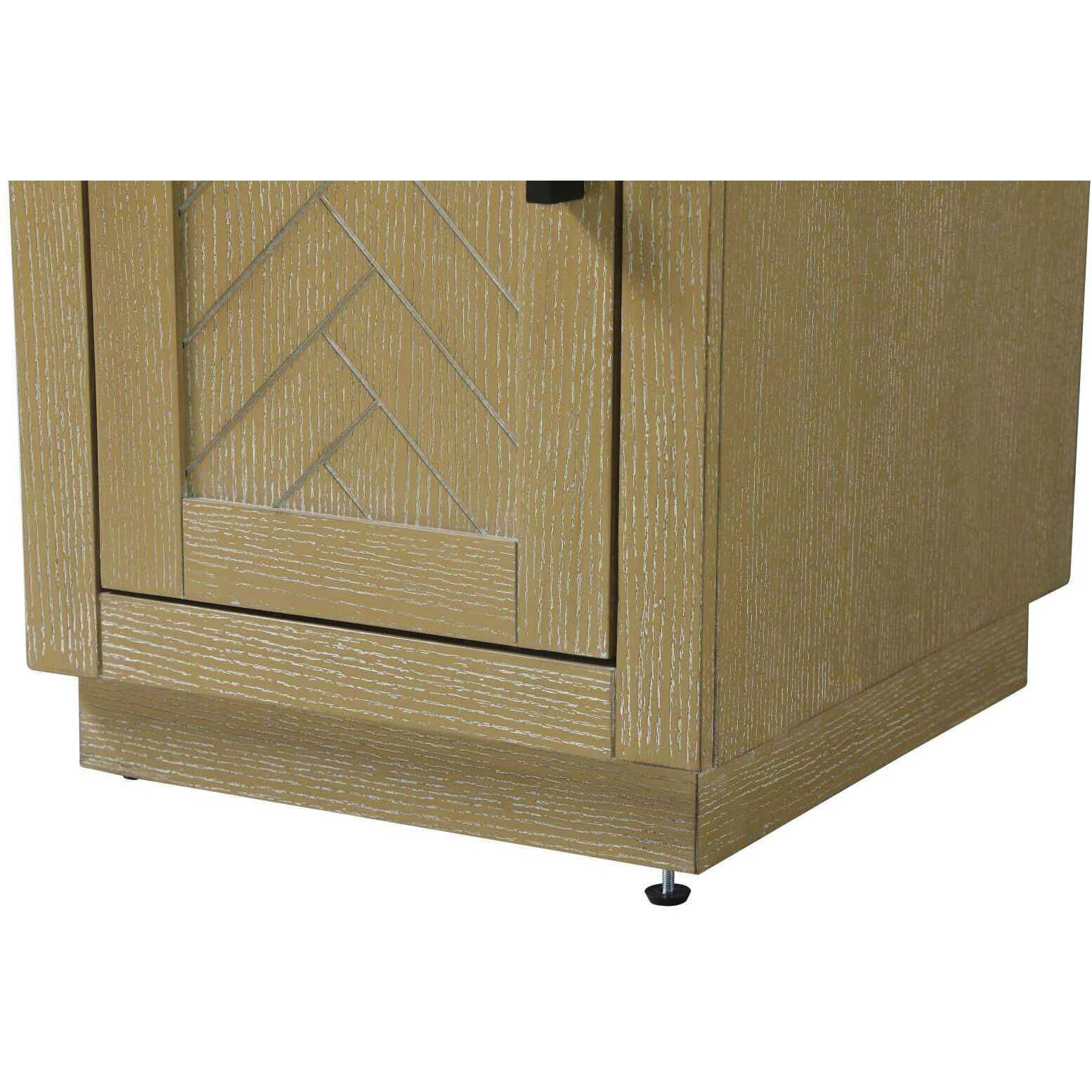 Chase Linen Oak Bathroom Storage Cabinet
