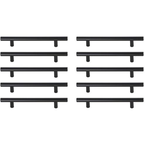 Quinn Matte Black Hardware Drawer Pull, Set of 10