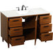 Baldwin 48 X 22 X 34 inch Teak Vanity Sink Set