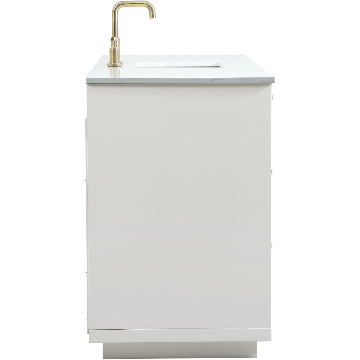 Blake 60 X 22 X 34 inch White Vanity Sink Set in 1