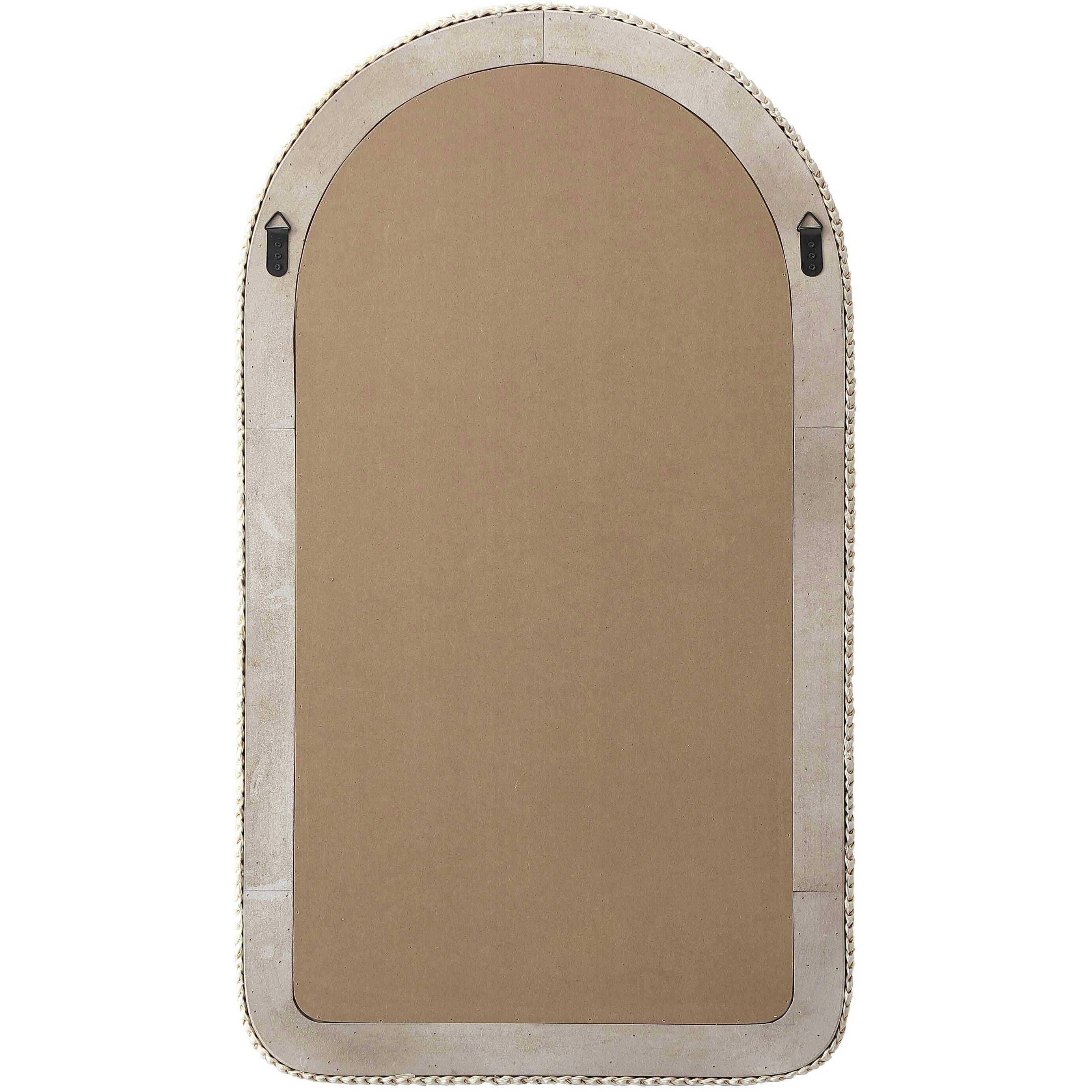 Marlowe 42 X 24 inch Linen White Mirror