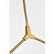 Cavoli 6 Light 27 inch Brass Chandelier Ceiling Light