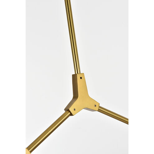 Cavoli 6 Light 27 inch Brass Chandelier Ceiling Light