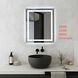 Riven 36 X 30 inch White LED Mirror