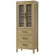 Alina Linen Oak Bathroom Storage Cabinet