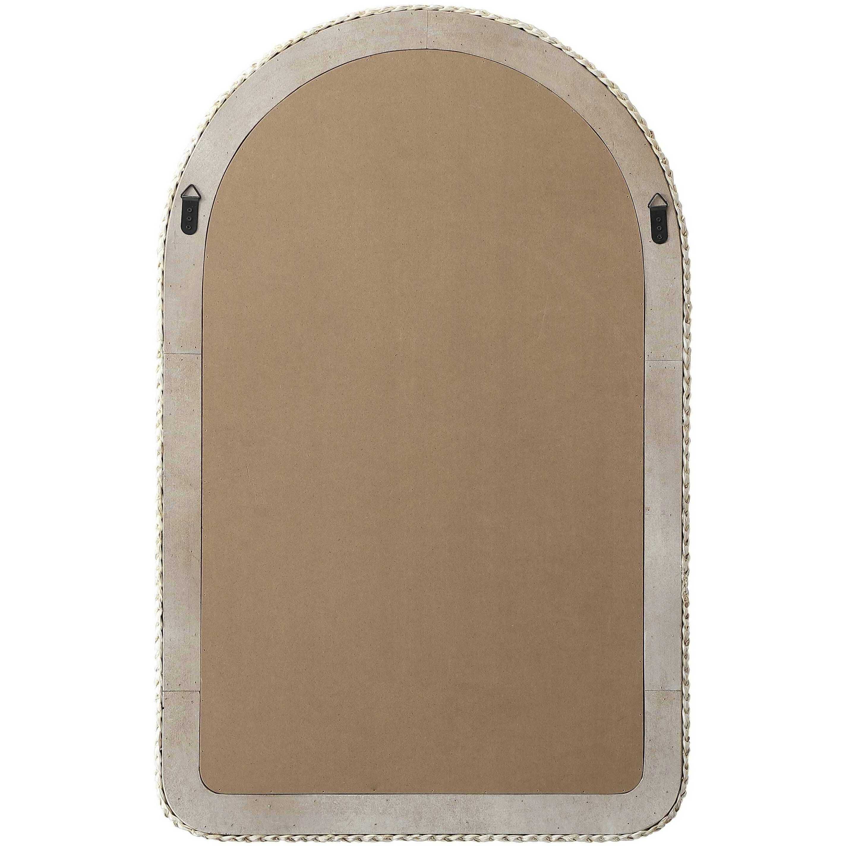 Marlowe 42 X 27 inch Linen White Mirror