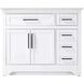 Remington 42 X 35 inch White Bathroom Vanity Cabinet