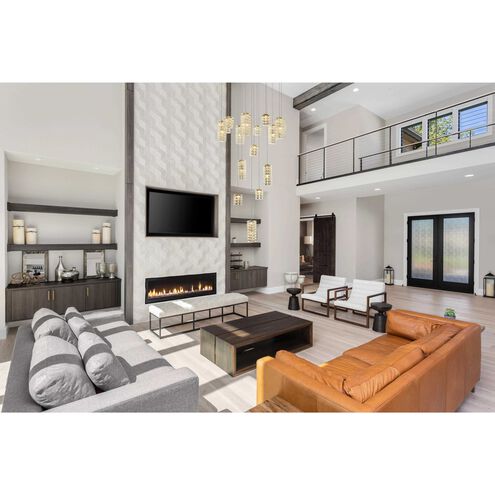 Aston 16 Light 32 inch Satin Gold Pendant Ceiling Light