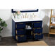 Blake 48 X 22 X 34 inch Blue Vanity Sink Set