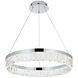 Linden 1 Light 22 inch Chrome Chandelier Ceiling Light