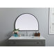 Ayra 33 X 24 inch Black Mirror