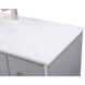 Hayes 84 X 22 X 35 inch Grey Vanity Sink Set