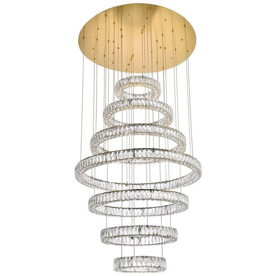 Monroe 7 Light 40 inch Gold Chandelier Ceiling Light