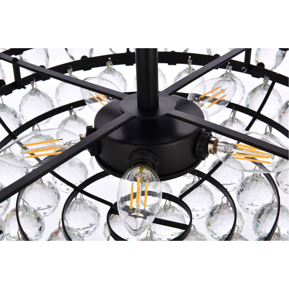 Emilia 5 Light 20 inch Black Pendant Ceiling Light