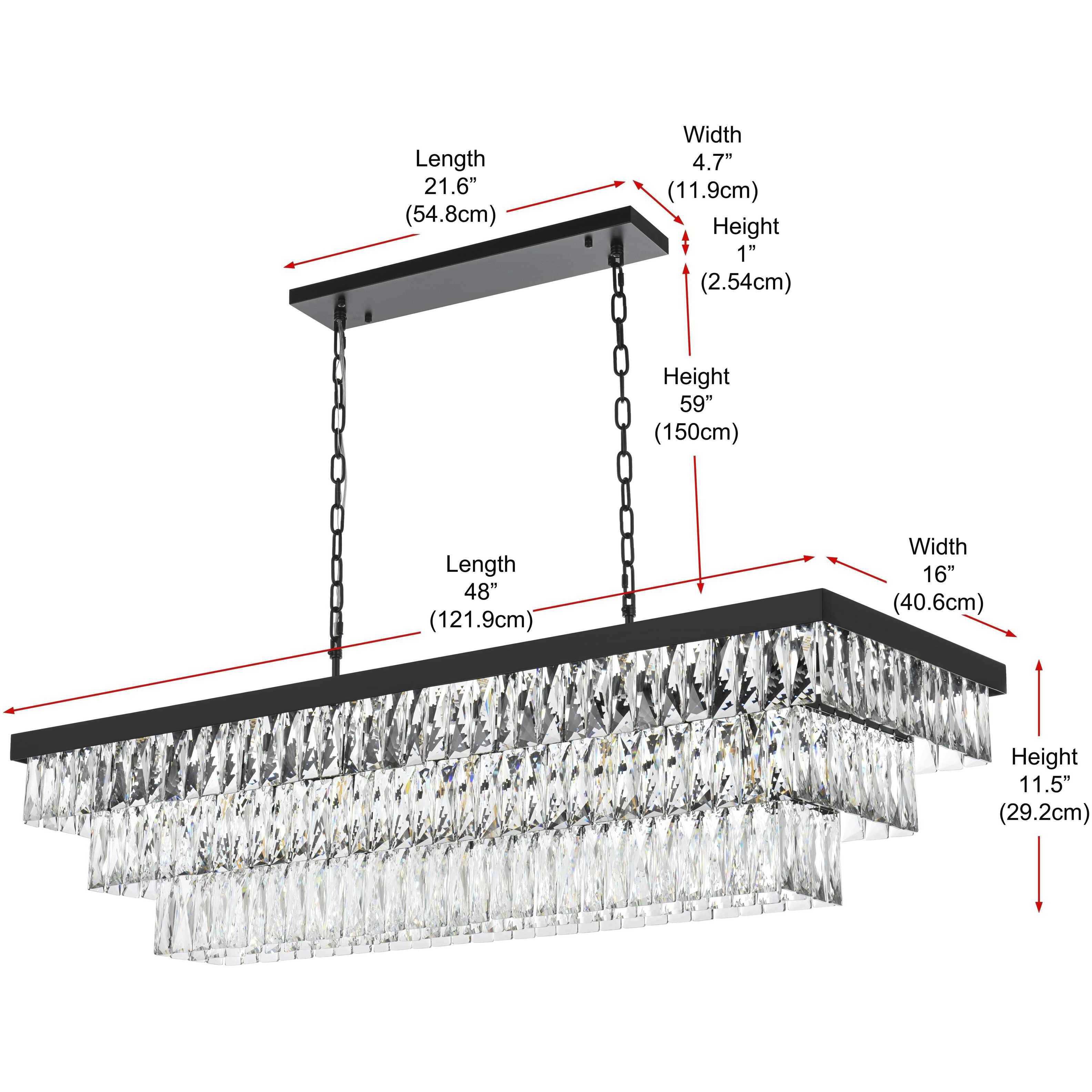 Josephine 17 Light 16 inch Black Chandelier Ceiling Light