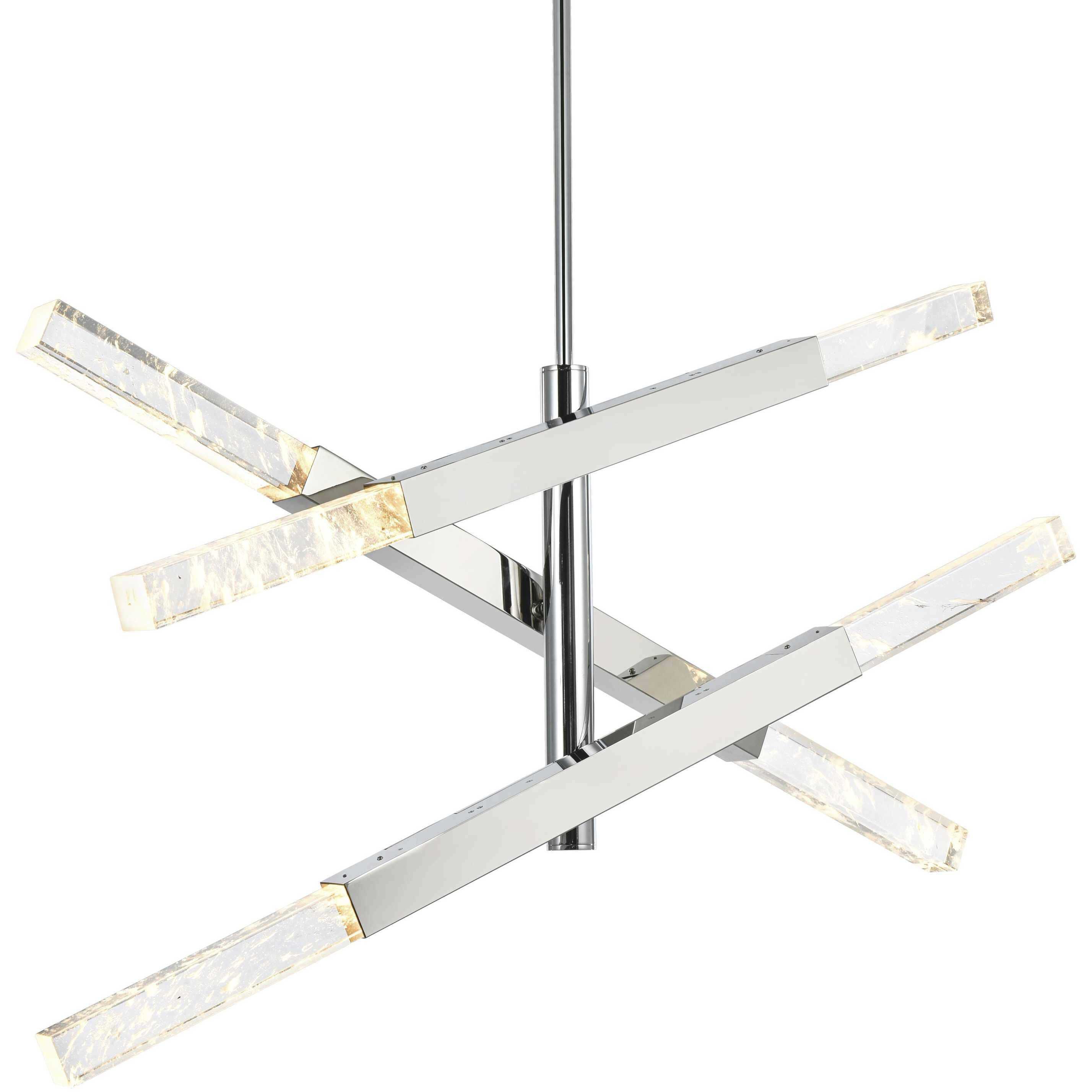 Ari 6 Light 10 inch Chrome Pendant Ceiling Light