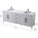 Millie 84 X 35 inch Grey Bathroom Vanity Cabinet