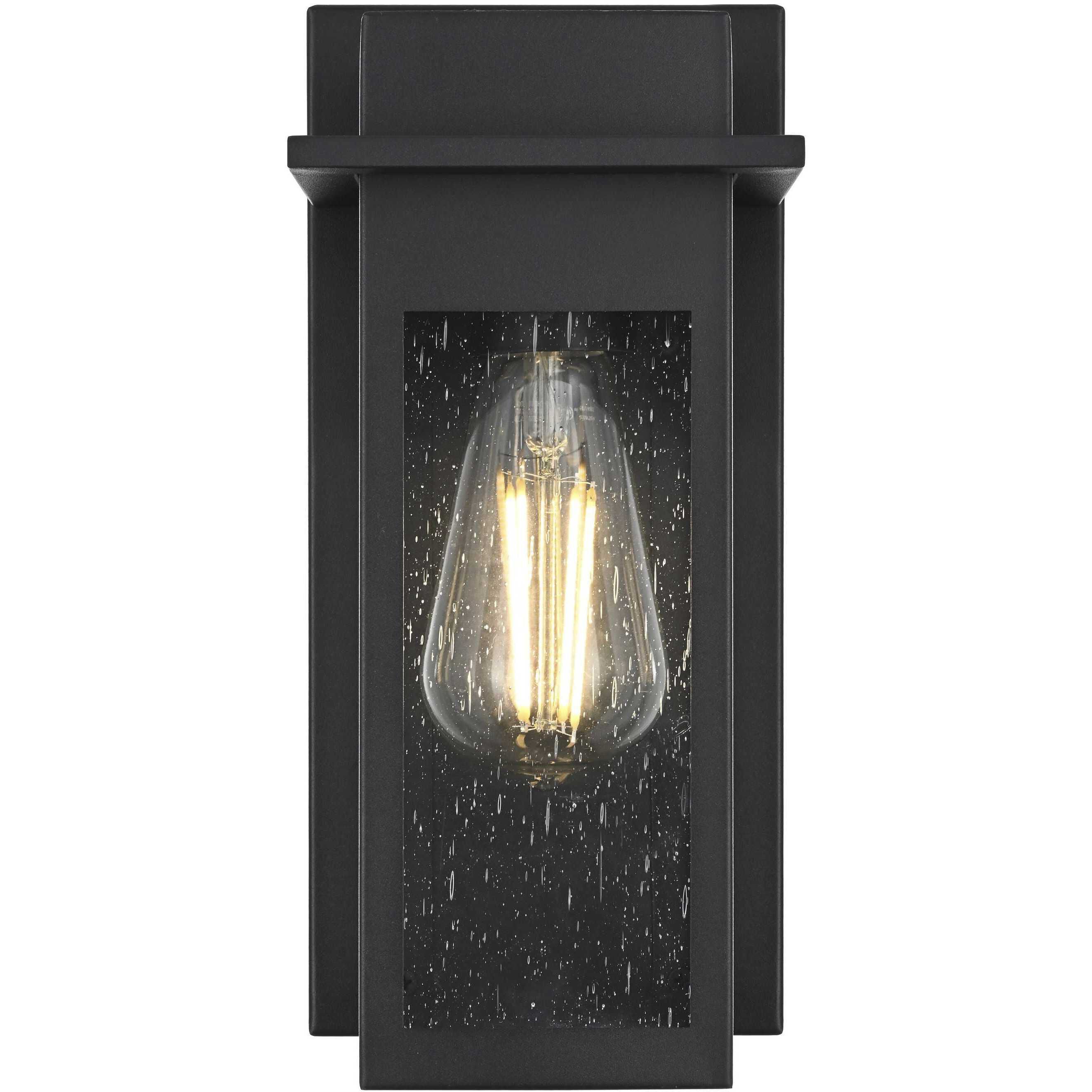 Dunton 1 Light 11 inch Black Outdoor Wall Sconce