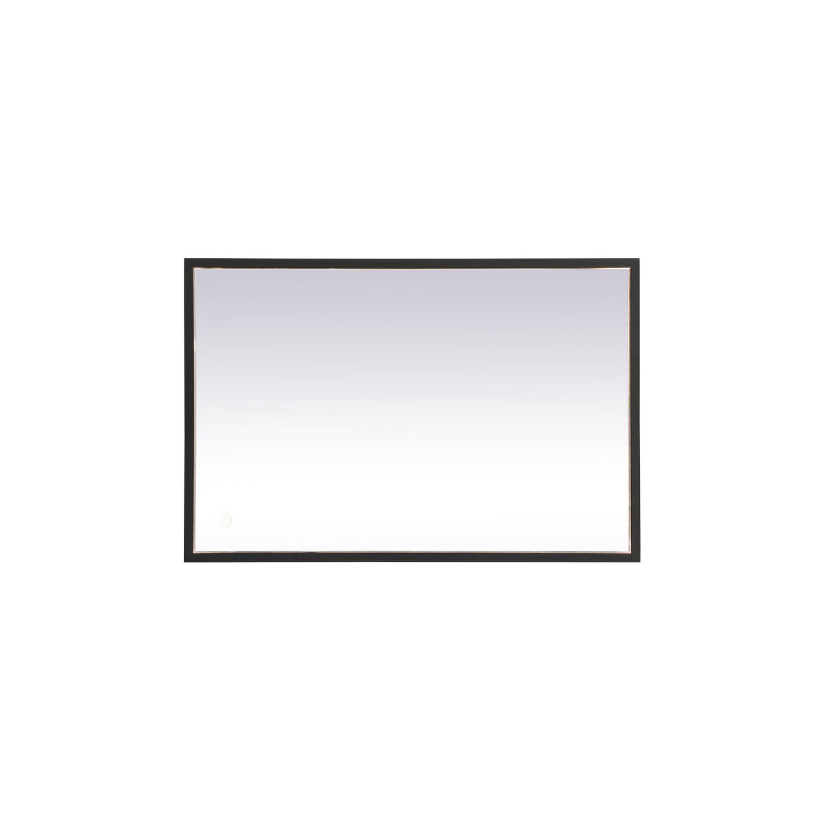 Pier 30 X 18 inch Black LED Mirror