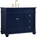 Wesley 42 X 22 X 35 inch Blue Vanity Sink Set
