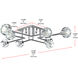 Eren 8 Light 31 inch Chrome Flush Mount Ceiling Light