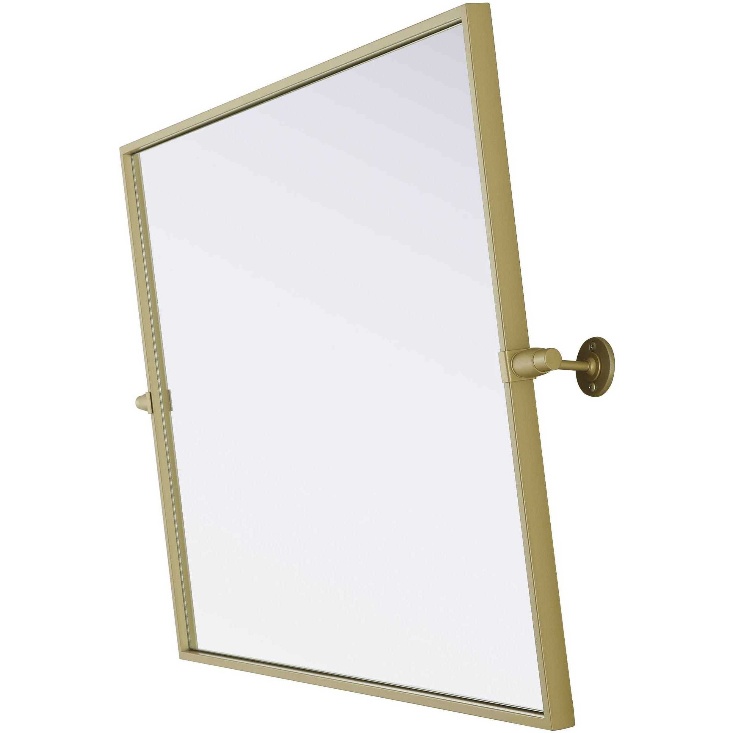 Amoura 30 X 24 inch Brass Mirror