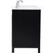 Irene 72 X 22 X 34 inch Black Vanity Sink Set